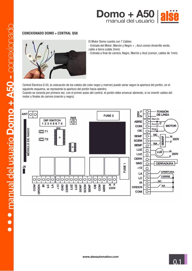 domo+a50连接方式