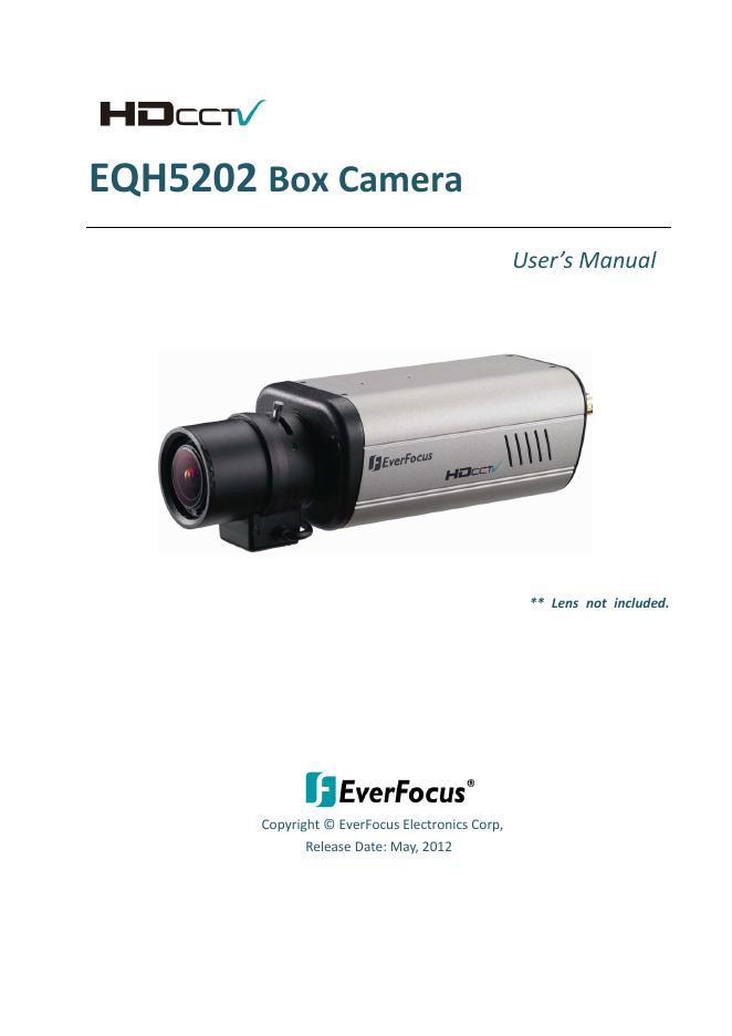 EQH5202 Box Camera 使用手册
