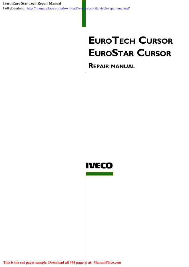 伊维科欧罗星维修手册