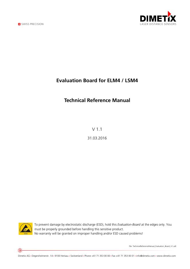Evaluation Board for ELM4/LSM4
