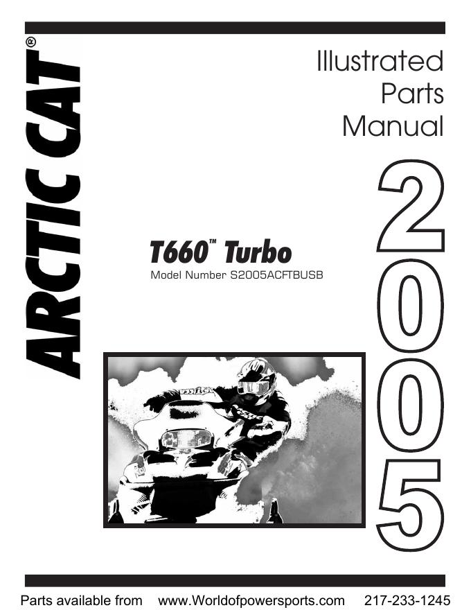 Arctic Cat T660 Turbo 零部件手册