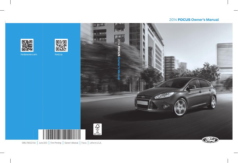 福特2014款福克斯车主手册