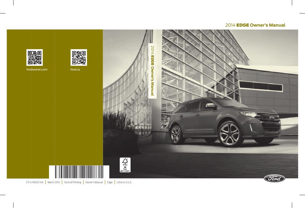 2014 EDGE车主手册