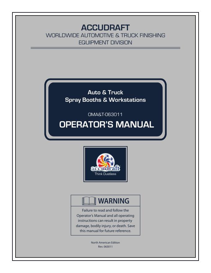 汽车喷漆房操作手册