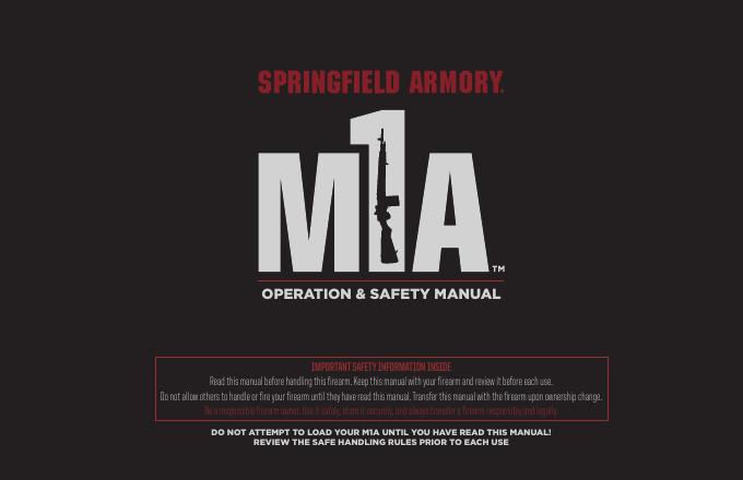 M1A操作和安全手册