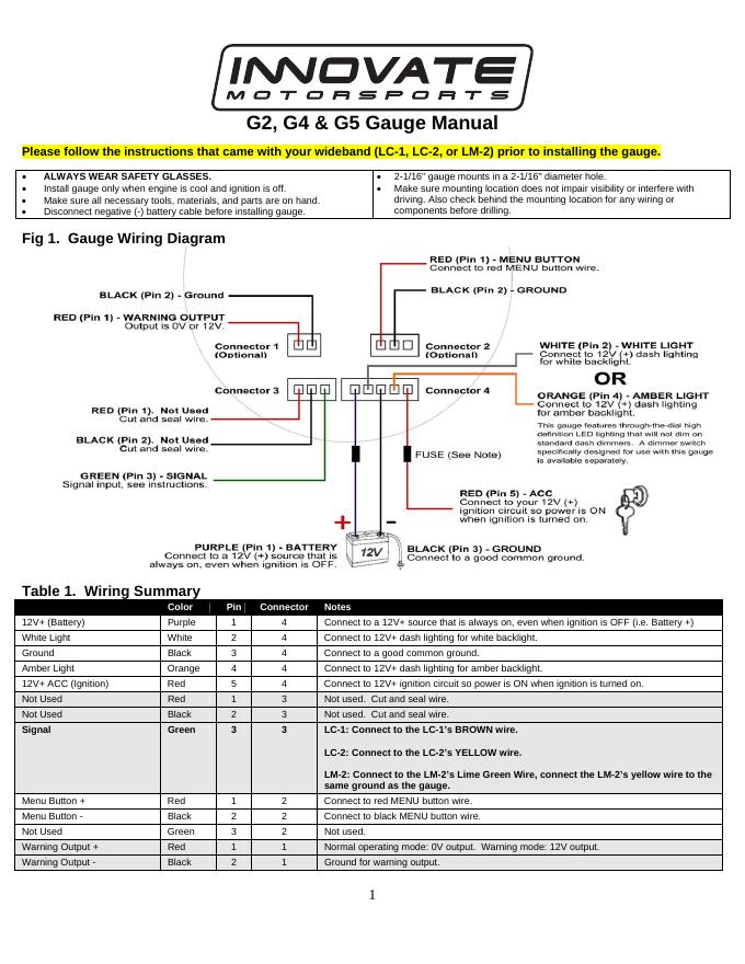 Apexi G2、G4 和 G5 型号宽带进气歧管压力表安装手册