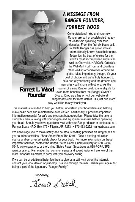 Ranger船主手册