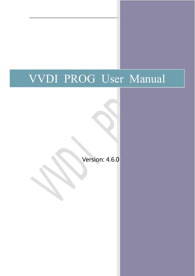 VVDI PROG 用户手册