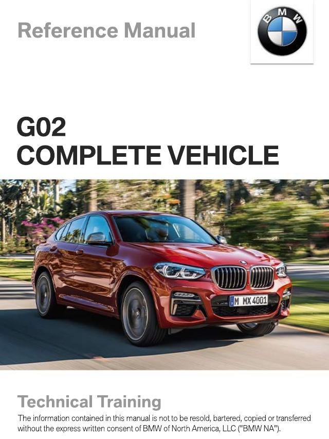 BMW G02车型维修手册