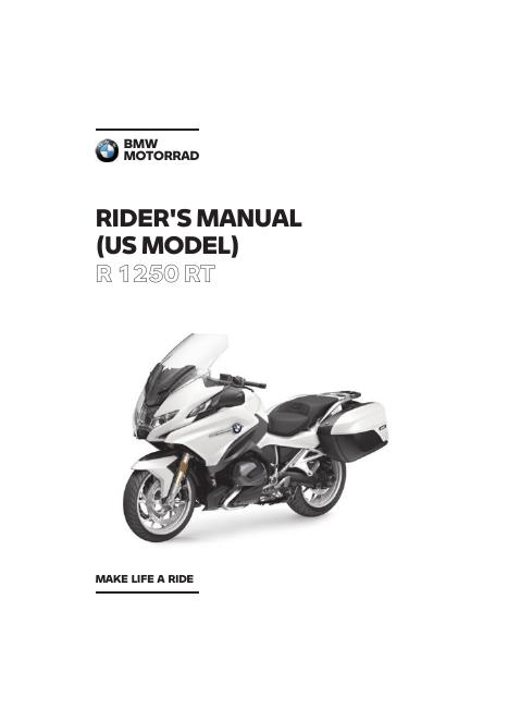 宝马摩托车R 1250 RT用户手册