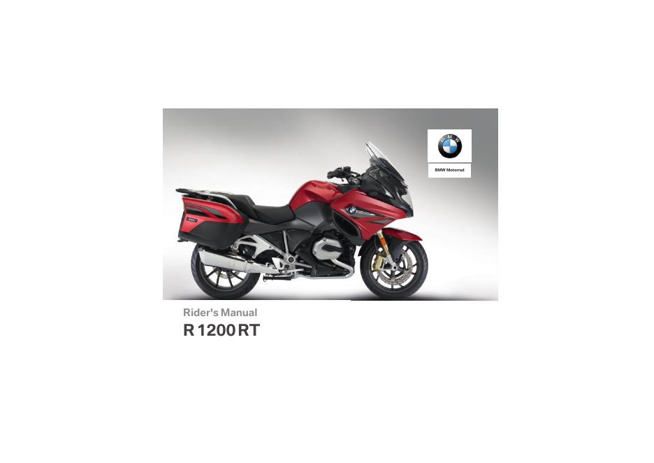 BMW R1200RT摩托车使用手册