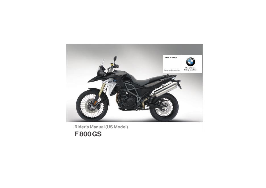 BMW F800GS使用手册