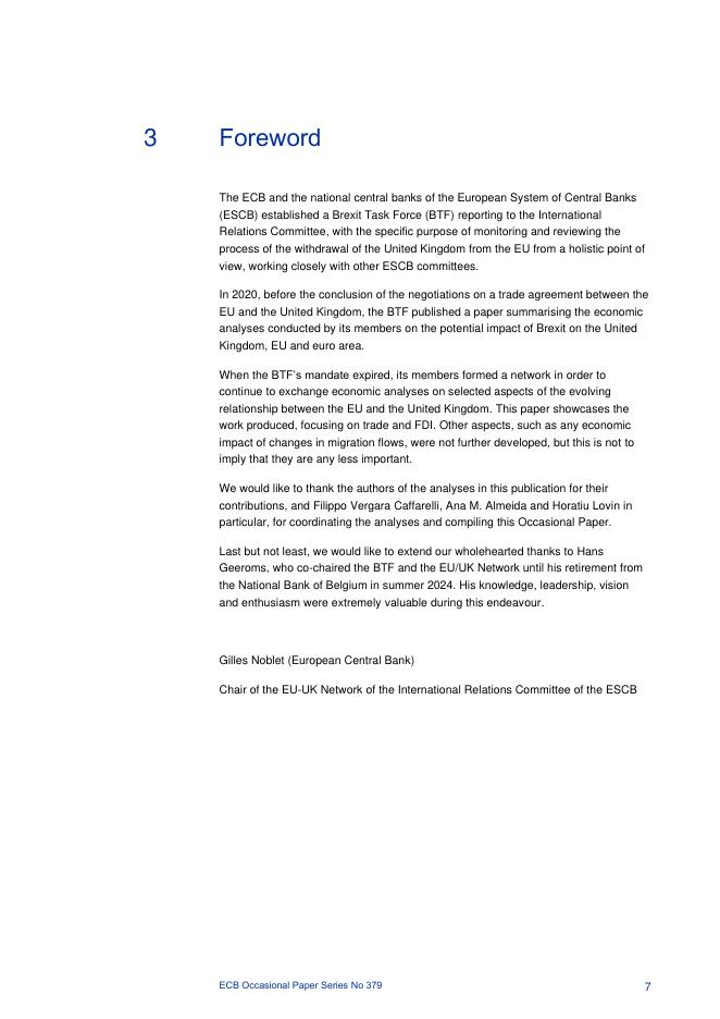 欧洲央行：英国脱欧四年后欧盟与英国的贸易和投资探索（英文版）_第8页