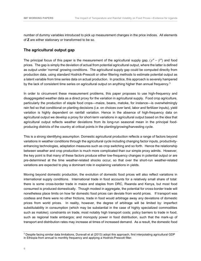 国际货币基金组织：温度和降雨波动对粮食价格的影响-乌干达的证据（英文版）_第8页