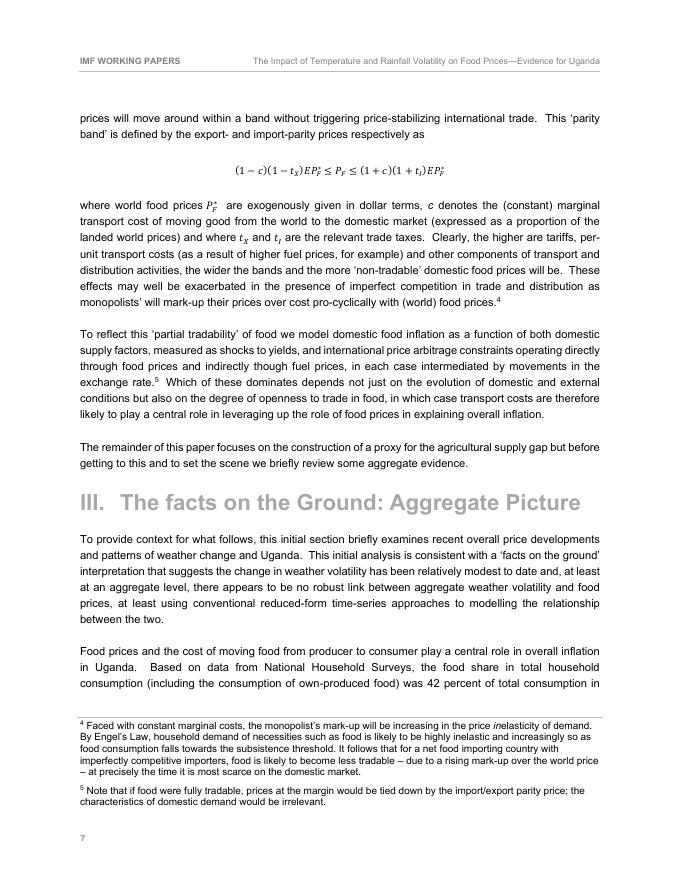 国际货币基金组织：温度和降雨波动对粮食价格的影响-乌干达的证据（英文版）_第9页
