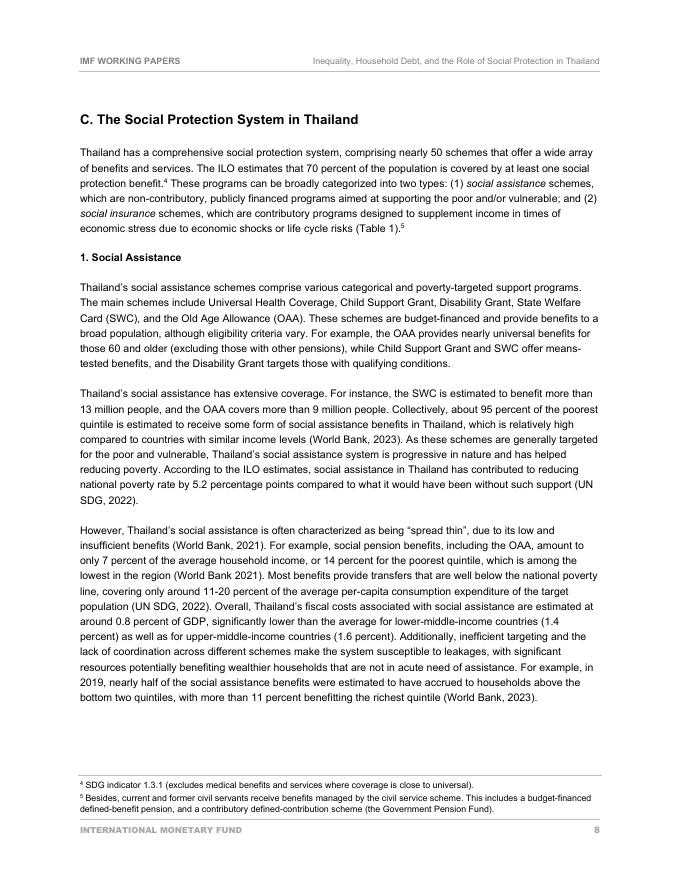 国际货币基金组织：泰国的不平等、家庭债务和社会保护的作用（英文版）_第10页