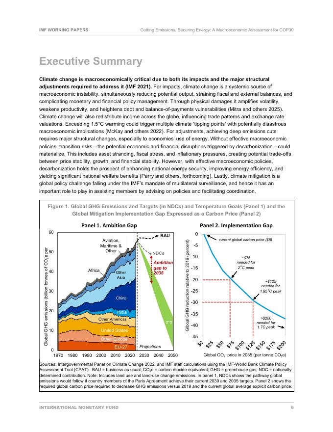 国际货币基金组织：减少排放，确保能源安全：COP30的宏观经济评估（英文版）_第6页