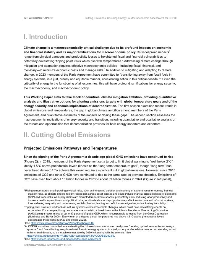 国际货币基金组织：减少排放，确保能源安全：COP30的宏观经济评估（英文版）_第9页