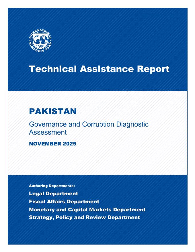 国际货币基金组织：2025年巴基斯坦：技术援助报告治理和腐败诊断评估报告（英文版）海报