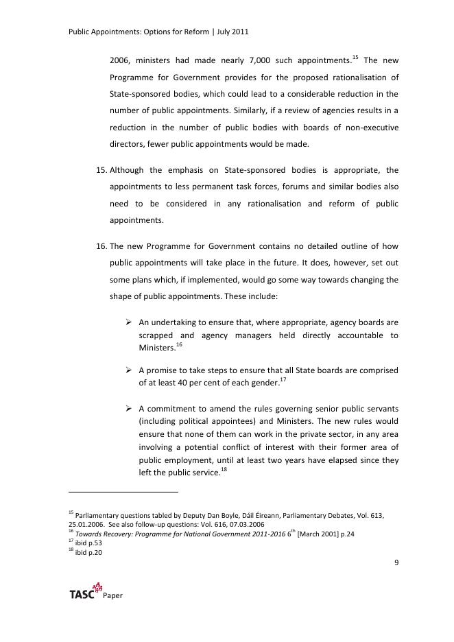 TASC：公共任命：改革选项（英文版）_第10页