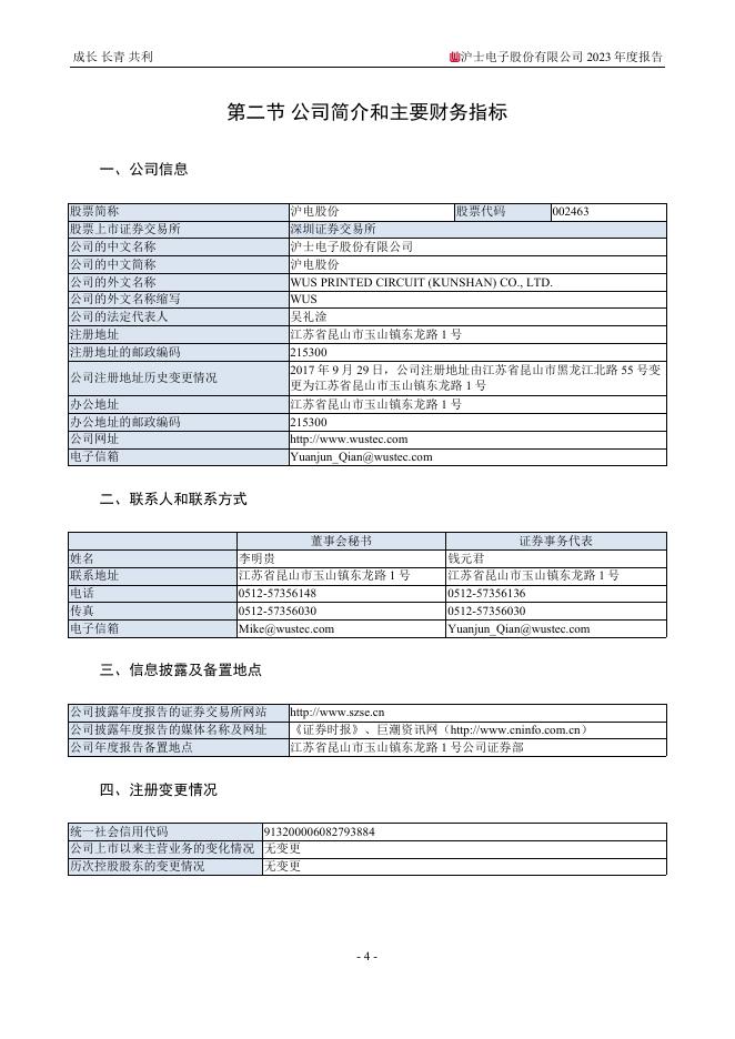 002463-沪电股份：2023年年度报告全文(更正后)_第6页