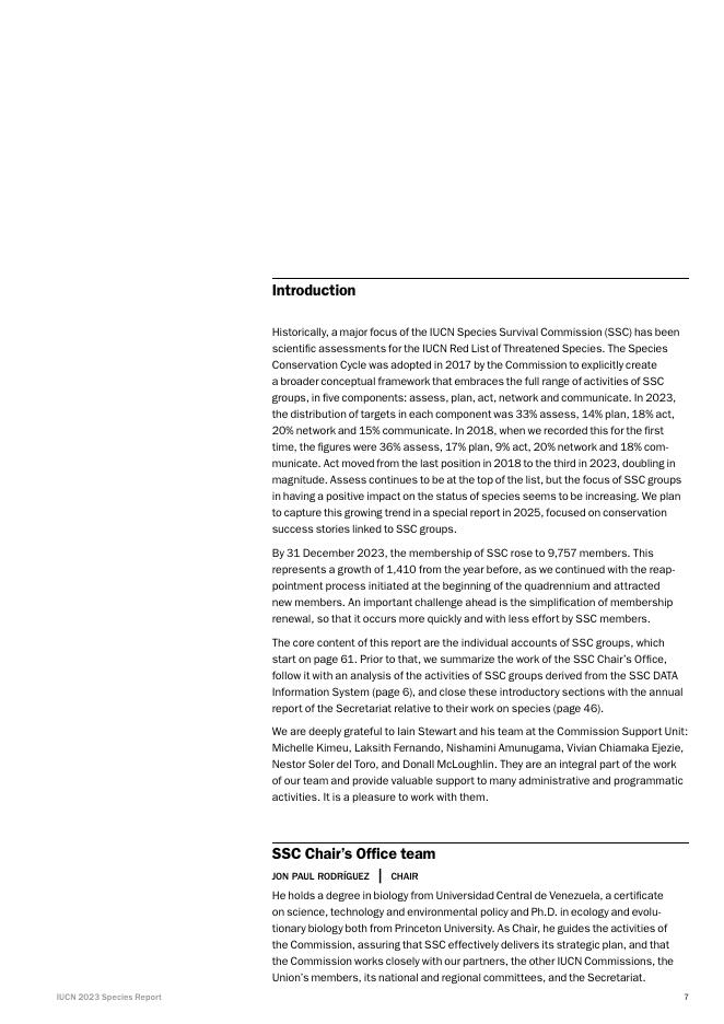 世界自然保护联盟IUCN：2023年物种生存委员会年度报告-第一卷（英文版）_第9页