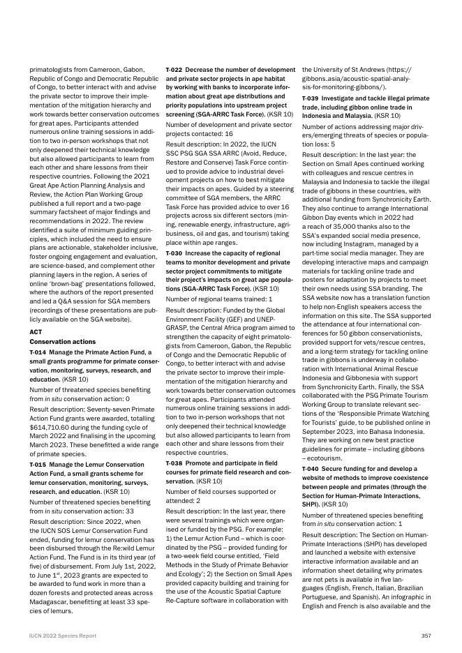 世界自然保护联盟IUCN：2022年物种生存委员会年度报告-第二卷（英文版）_第10页