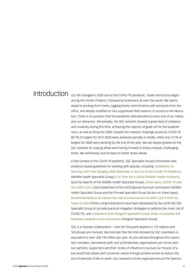世界自然保护联盟IUCN：2020年物种生存委员会年度报告卷（英文版）_第7页