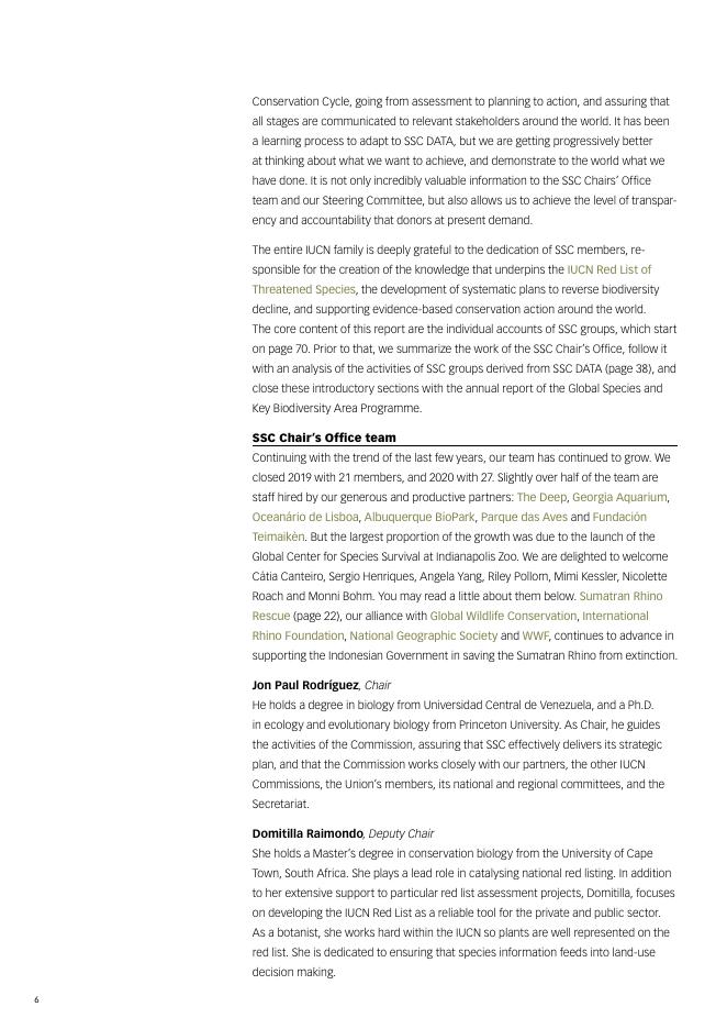 世界自然保护联盟IUCN：2020年物种生存委员会年度报告卷（英文版）_第8页