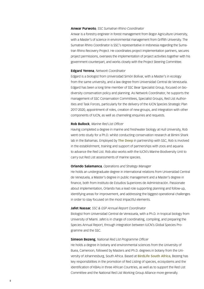 世界自然保护联盟IUCN：2019年物种生存委员会年度报告（英文版）_第10页