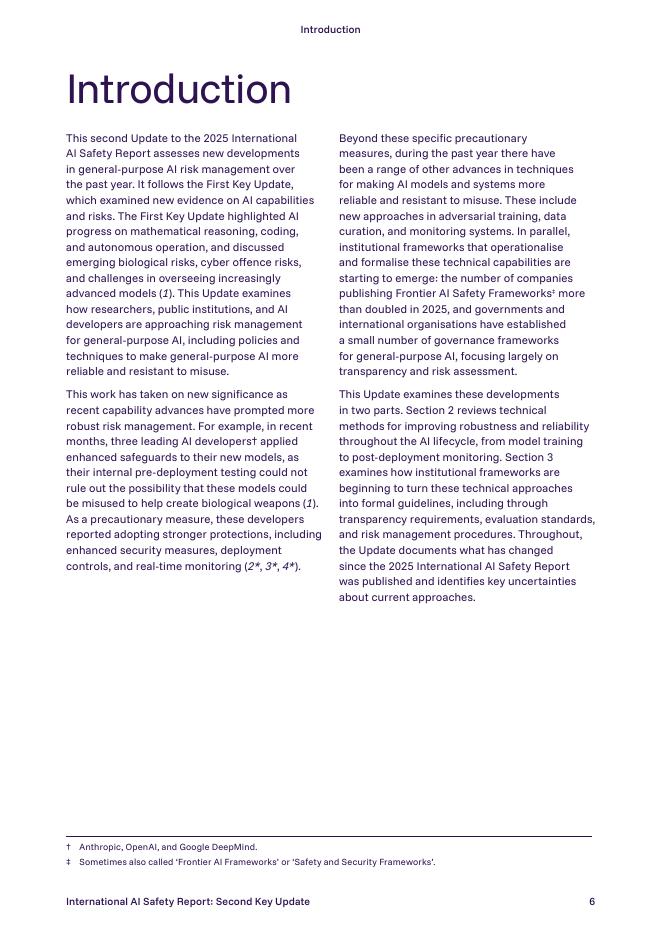 Crown owned：2025年国际人工智能安全报告-第二次关键更新（英文版）_第6页