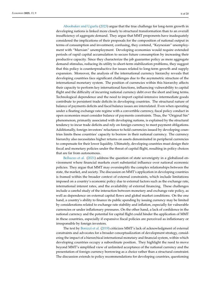 货币来来去去，但就业总是扎根：重新思考外围地区的外部约束和货币主权（英文版）_第6页