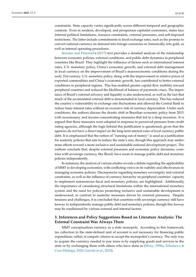 货币来来去去，但就业总是扎根：重新思考外围地区的外部约束和货币主权（英文版）_第10页