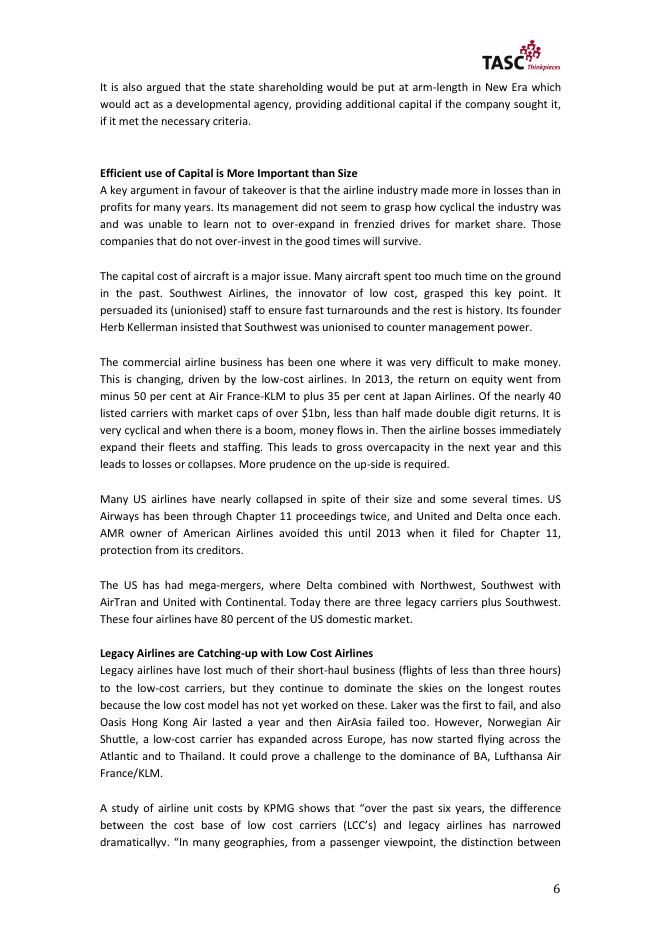 TASC：原住民控制爱尔兰航空的论据（英文版）_第6页