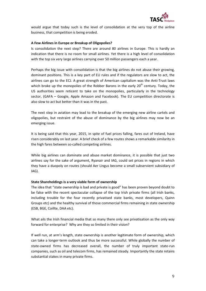 TASC：原住民控制爱尔兰航空的论据（英文版）_第9页