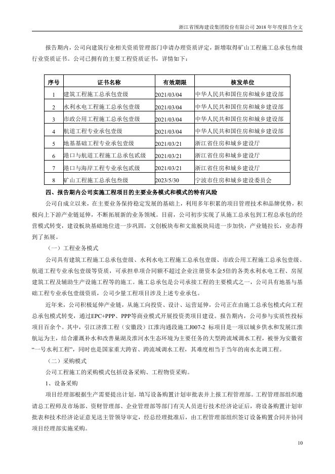 002586-*ST围海：2018年年度报告全文_第10页