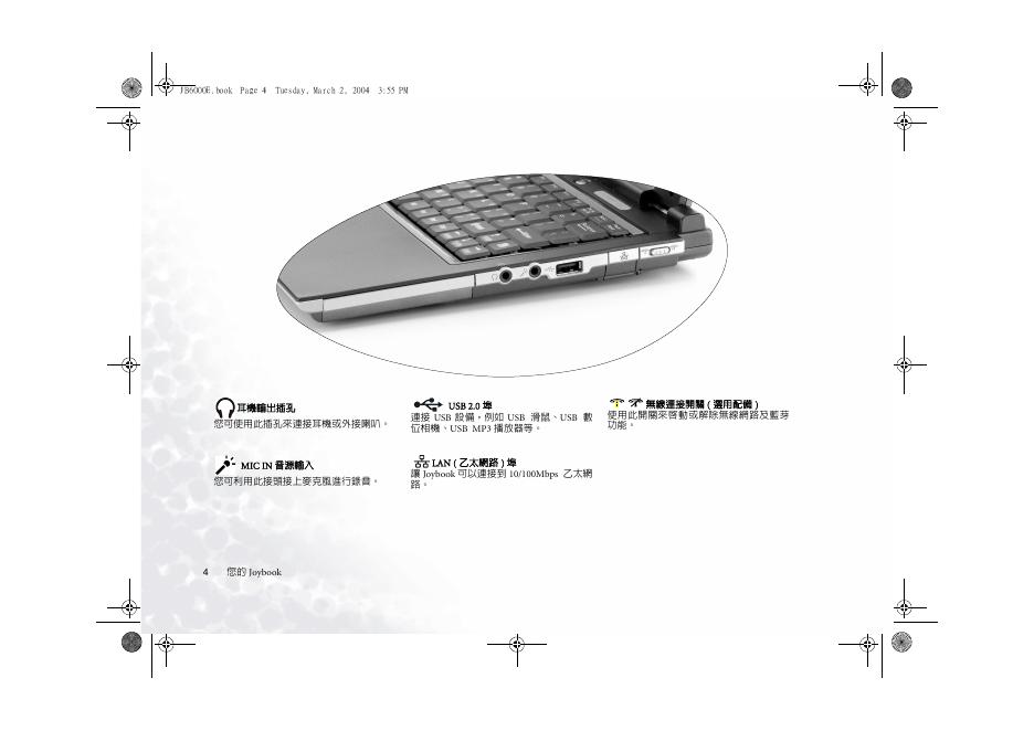 BenQ Joybook 6000 Series 使用手冊_第8页