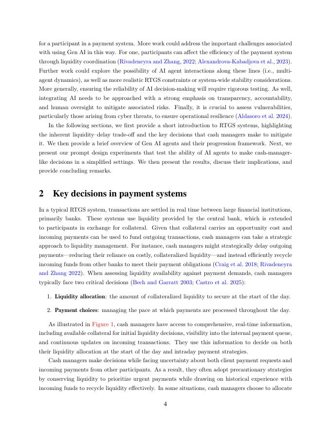国际清算银行：支付系统中用于现金管理的AI代理（英文版）_第6页