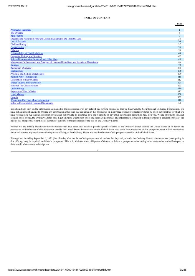Magnitude International Ltd美股纳斯达克IPO上市招股说明书_第3页