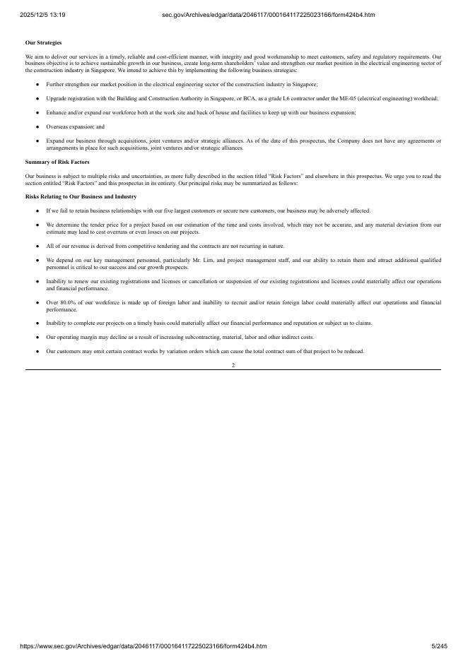 Magnitude International Ltd美股纳斯达克IPO上市招股说明书_第5页