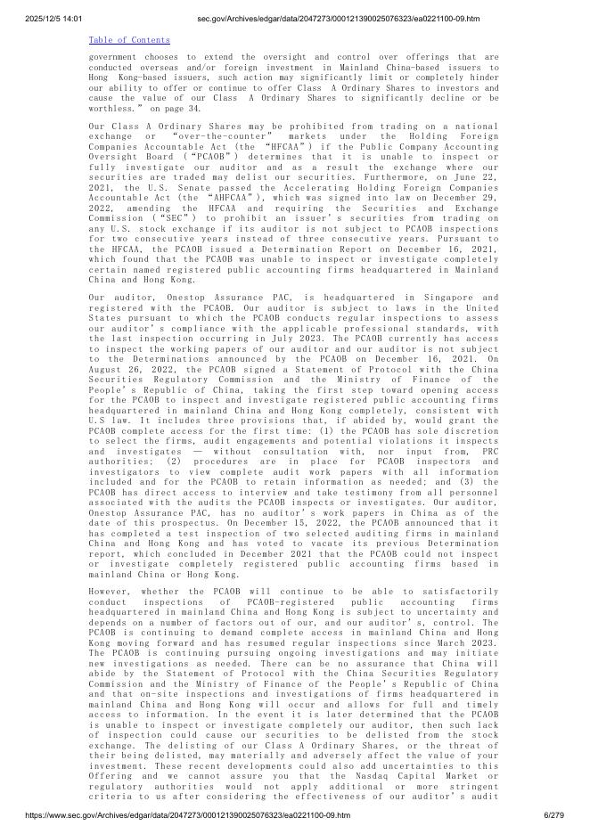 BUUU Group Limited美股纳斯达克IPO上市招股说明书_第6页