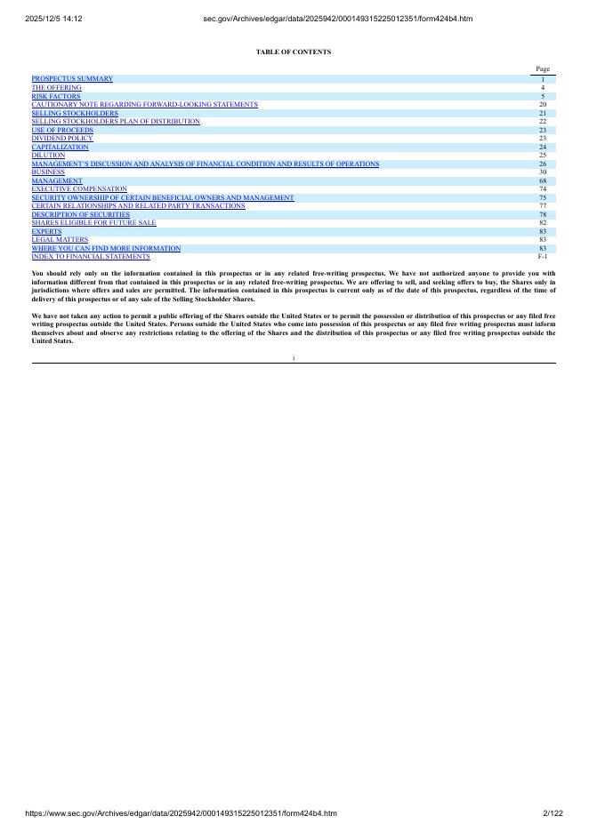 Curanex Pharmaceuticals Inc美股纳斯达克IPO上市招股说明书_第2页