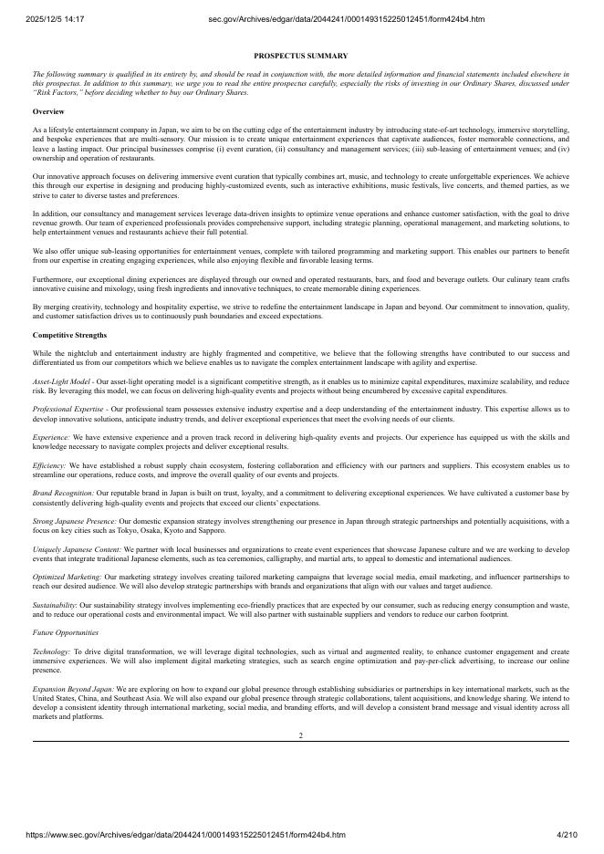 TryHard Holdings Limited美股纳斯达克IPO上市招股说明书_第4页