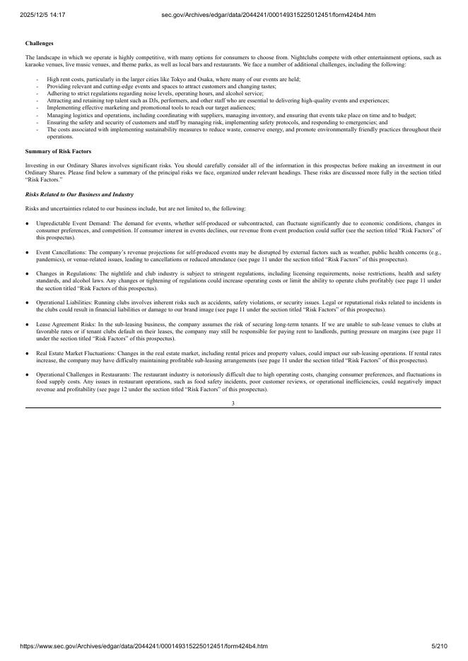 TryHard Holdings Limited美股纳斯达克IPO上市招股说明书_第5页