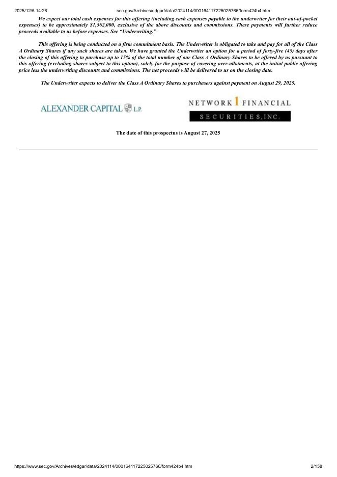 The Growhub Limited美股纳斯达克IPO上市招股说明书_第2页