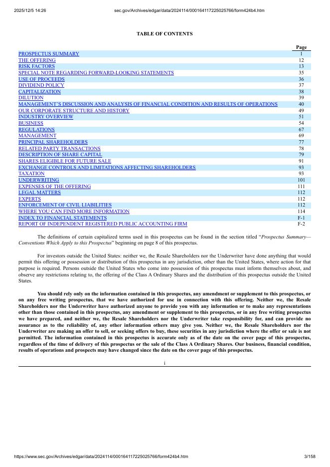 The Growhub Limited美股纳斯达克IPO上市招股说明书_第3页