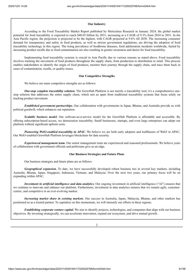 The Growhub Limited美股纳斯达克IPO上市招股说明书_第6页