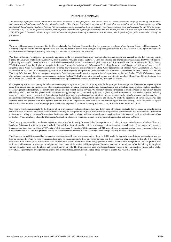 Eastern International Ltd.美股纳斯达克IPO上市招股说明书_第8页