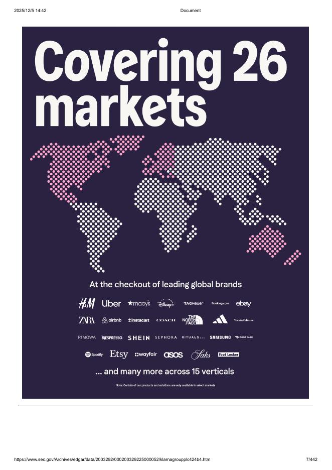 Klarna Group plc美股纳斯达克IPO上市招股说明书_第7页