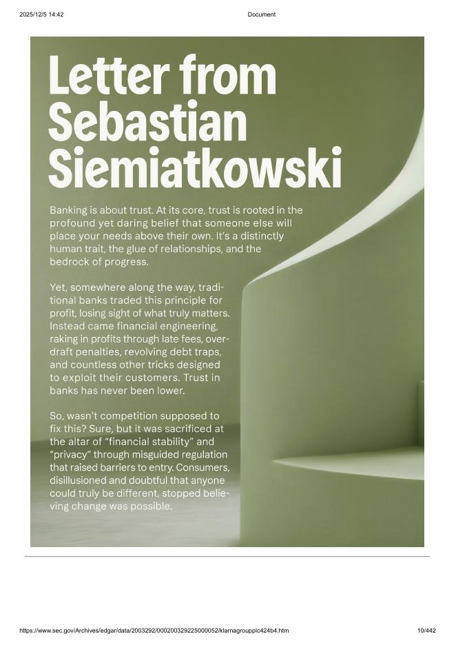 Klarna Group plc美股纳斯达克IPO上市招股说明书_第10页